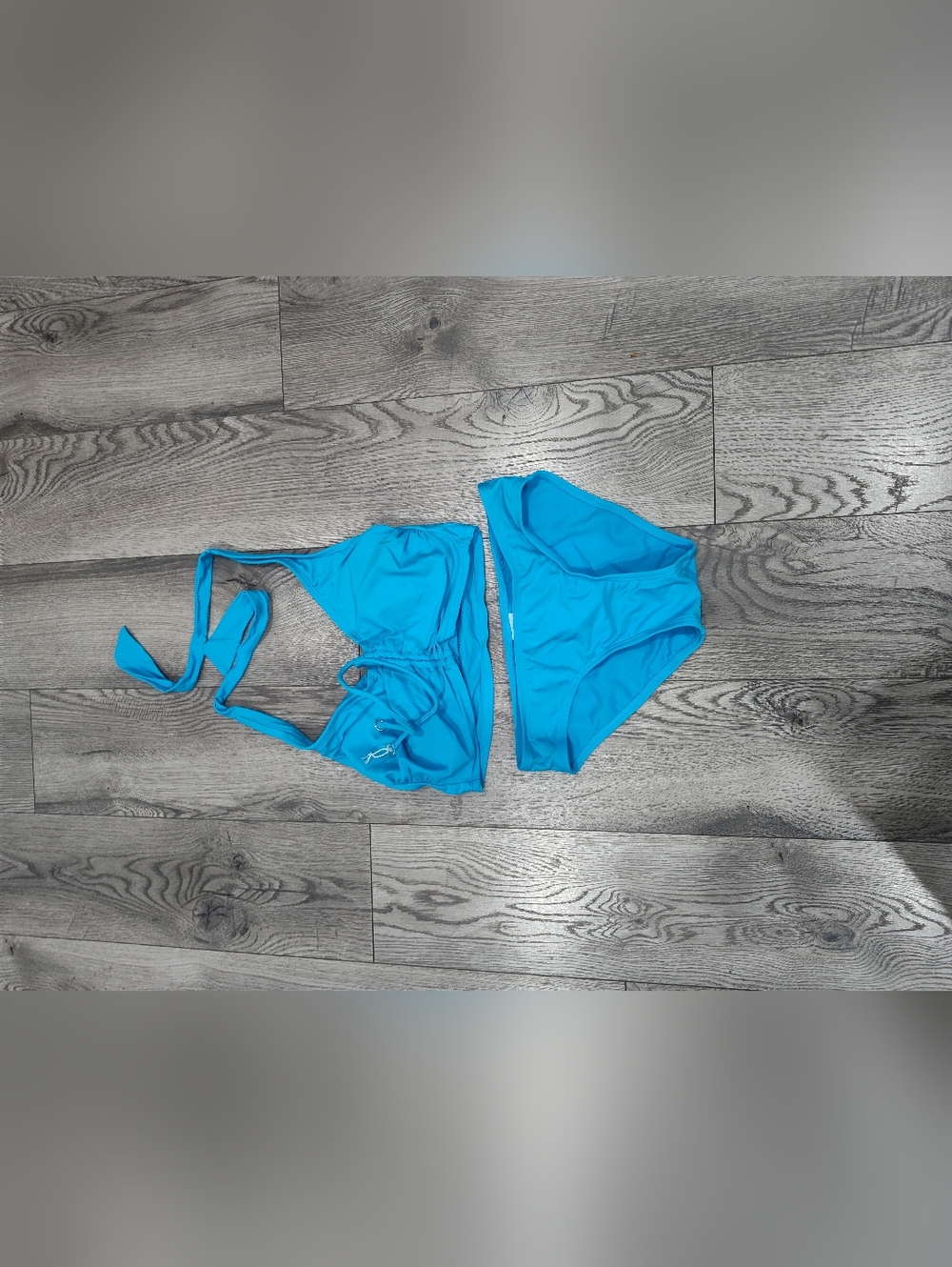 Blue Women’s Two-Piece Swim Set
